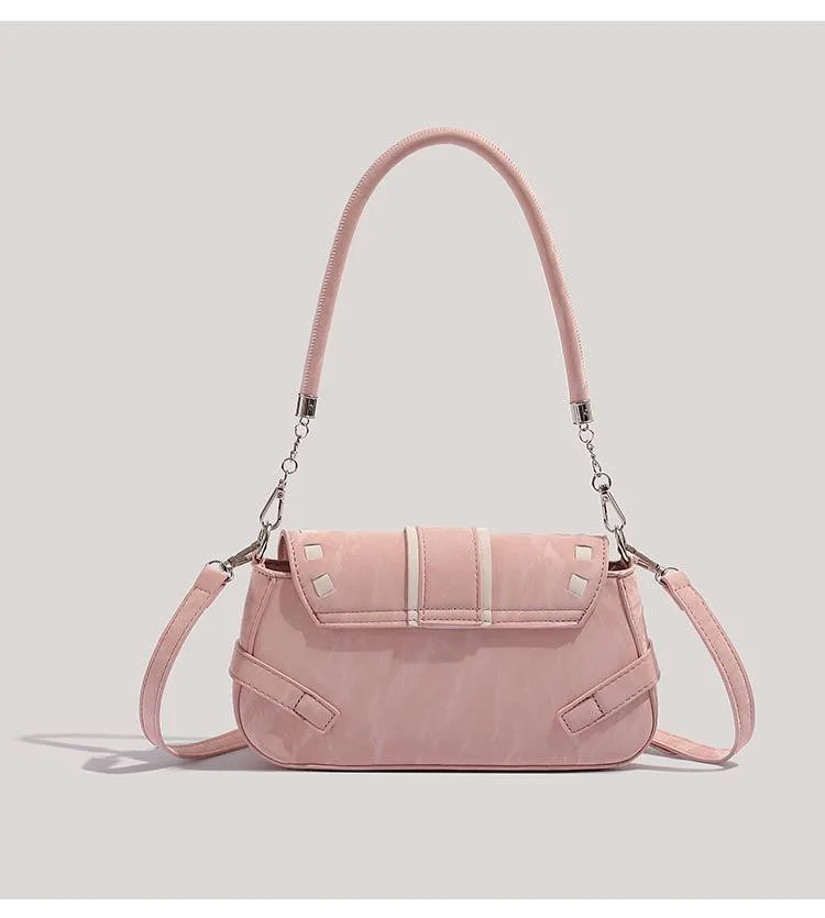 Pink bow shoulder bag - Image 3