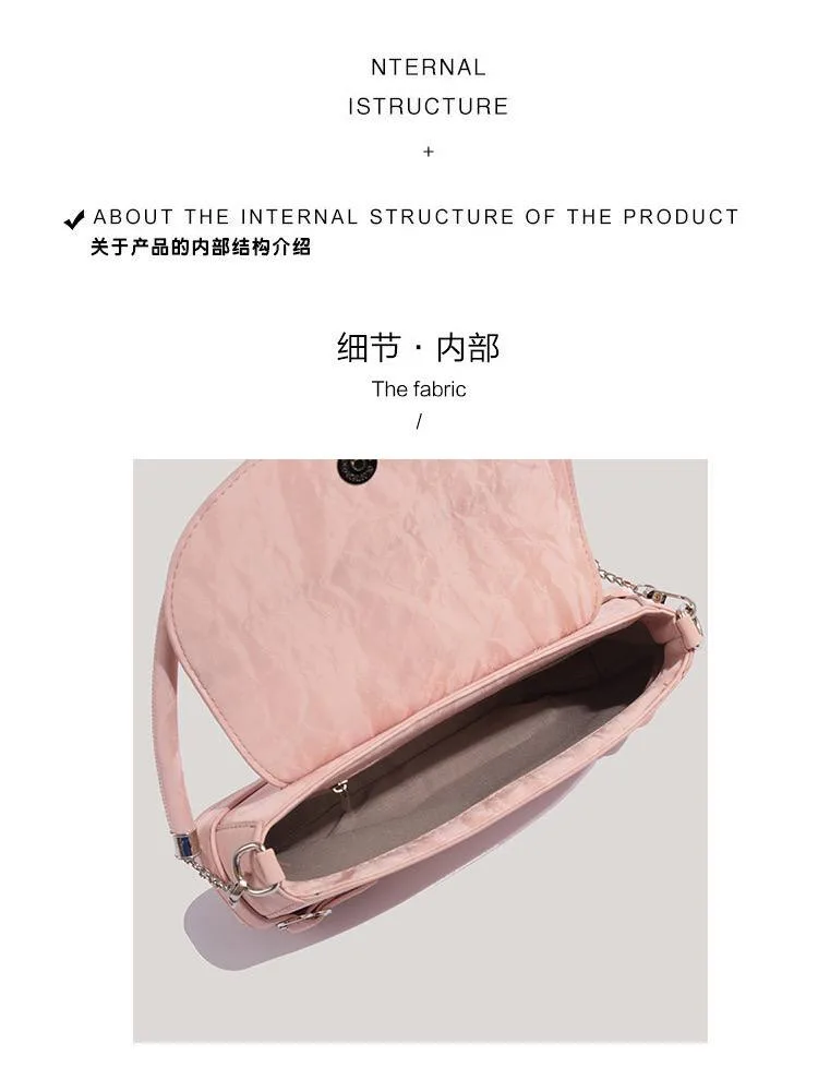 Pink bow shoulder bag - Image 6