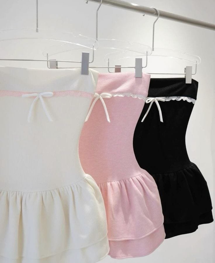 Tube Lace Ruffle Dress 1 Tube Lace Ruffle Dress