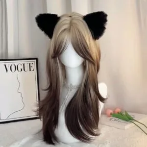 blonde and brown ombré wig