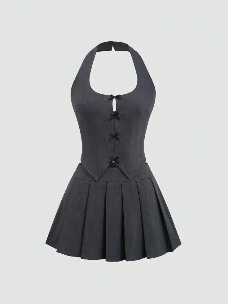 Women 2 pc backless set 1 Women 2 pc backless set