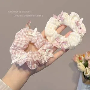 Coquette scrunchies (set of 5 )
