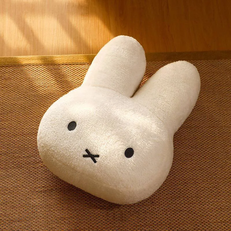 Aesthetic Miffy-Style Bunny Head Plushie Large Kawaii Room Decor Pillow 2 Aesthetic Miffy-Style Bunny Head Plushie Large Kawaii Room Decor Pillow - Image 2