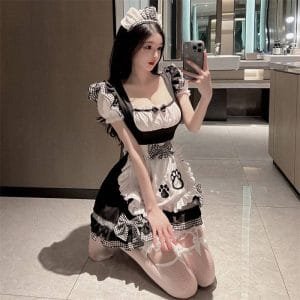 Maid cosplay dress