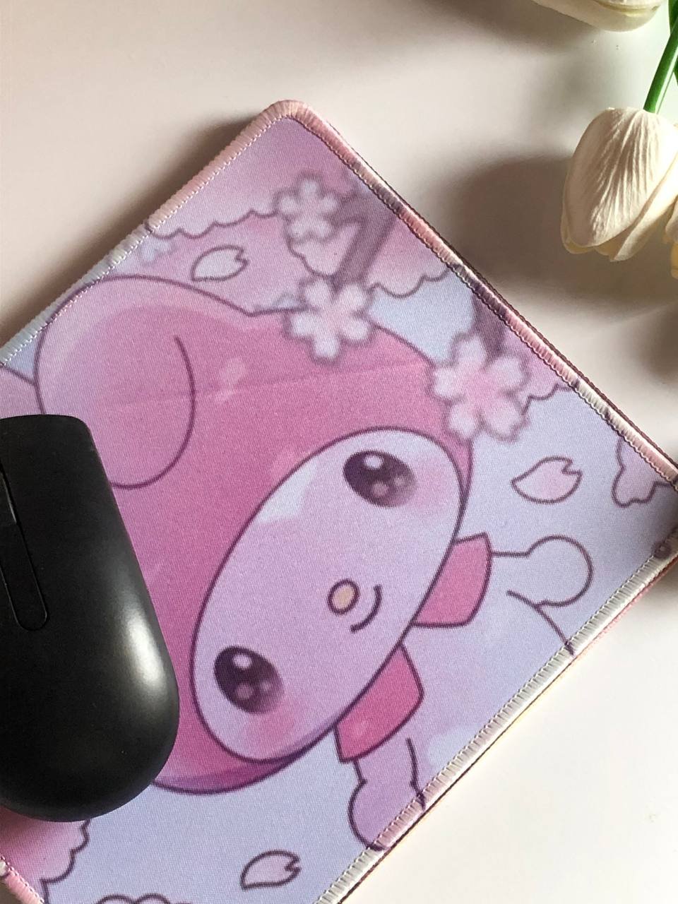 My Melody Sakura Serenity Mousepad-8.5*8 1 My Melody Sakura Serenity Mousepad-8.5*8