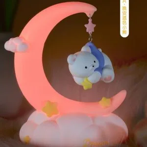 Cartoon Moon Lamp Night