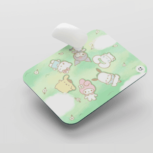 Sanrio Friends Green Meadow Mousepad-7x9