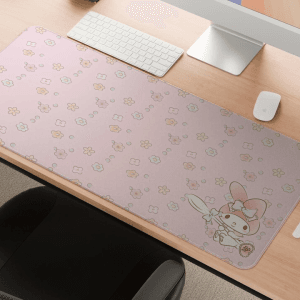 My Melody Desk Mat - Sanrio Kawaii Aesthetic - 35x16