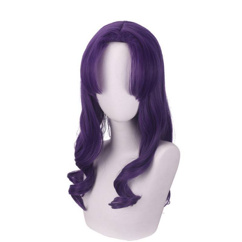 Purple Wavy Hair Wig 5 Purple Wavy Hair Wig - Image 5