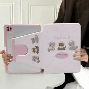 Coquette Pastel Kitten & Y2K Butterfly iPad Cases