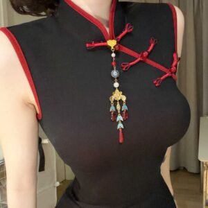 2026 Black Fuling Red Fed Original New Waist Bun Hip Something Waist Skirt