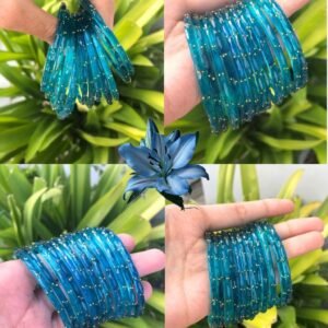 Raindrop bangles (set of 12)