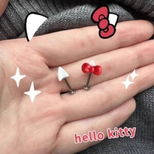Hello kitty studs