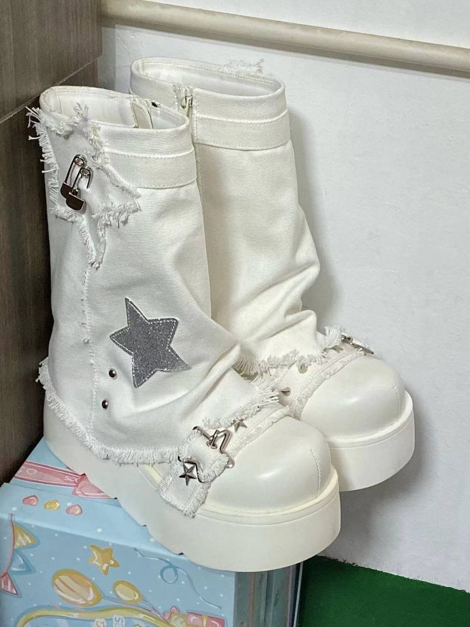 Goth star boots big 3 Goth star boots big - Image 3