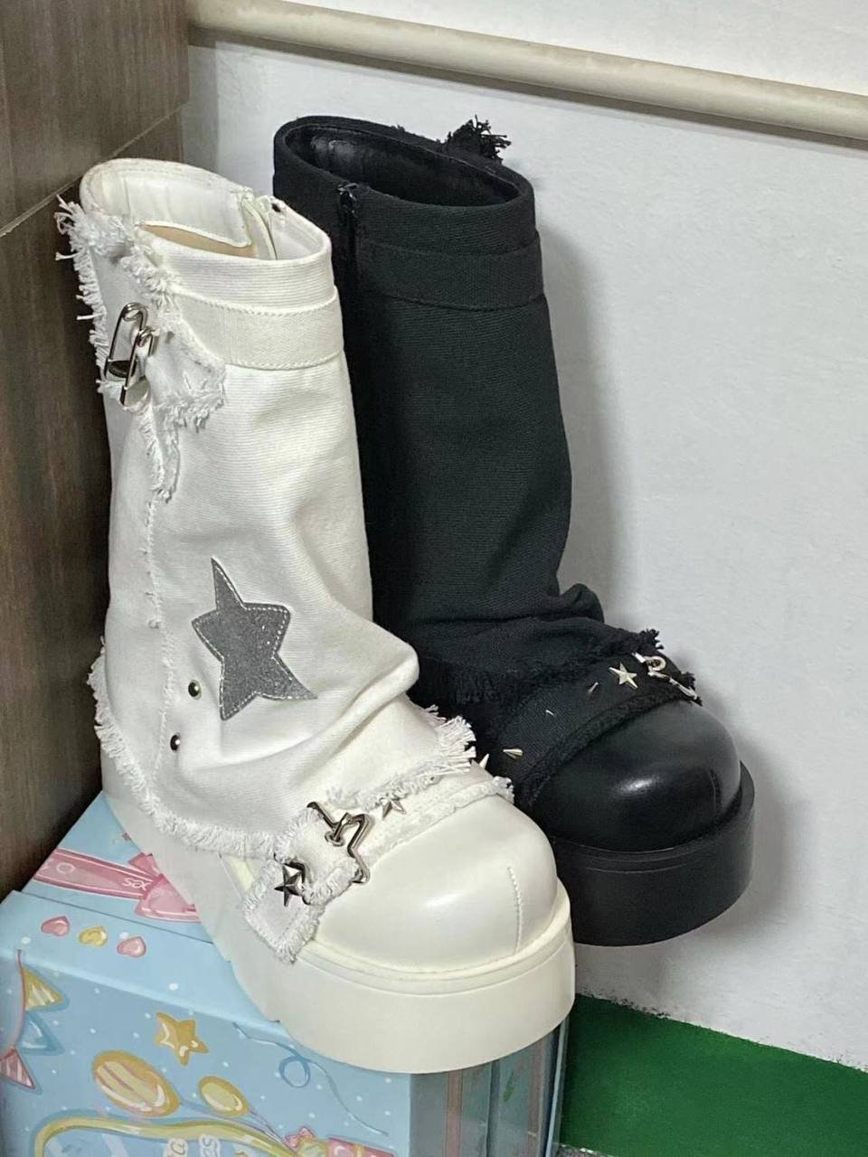 Goth star boots big 5 Goth star boots big - Image 5