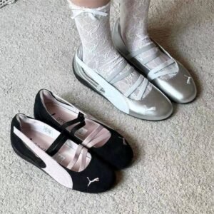 Bella Ballerina Sporty Mary Jane Flats, Balletcore Sneakers