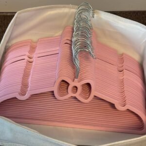 Pink Bow Hangers Coquette Aesthetic Non-Slip Clothes Hangers for Balletcore Room Decor