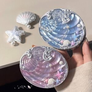 Flower Knows Powder: Moonlight Mermaid Setting Powder & Illuminating Compact