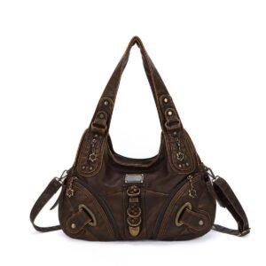 Vintage Hobo Bag Large Leopard Print Shoulder Purse & Crossbody Bag for Women